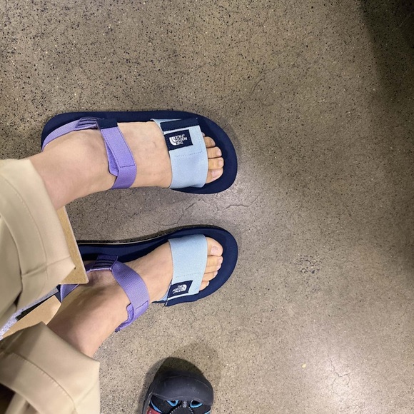 The North Face Womens Skeena Sandal NF0A46BF4K0 Celadon Violet New - Picture 6 of 6